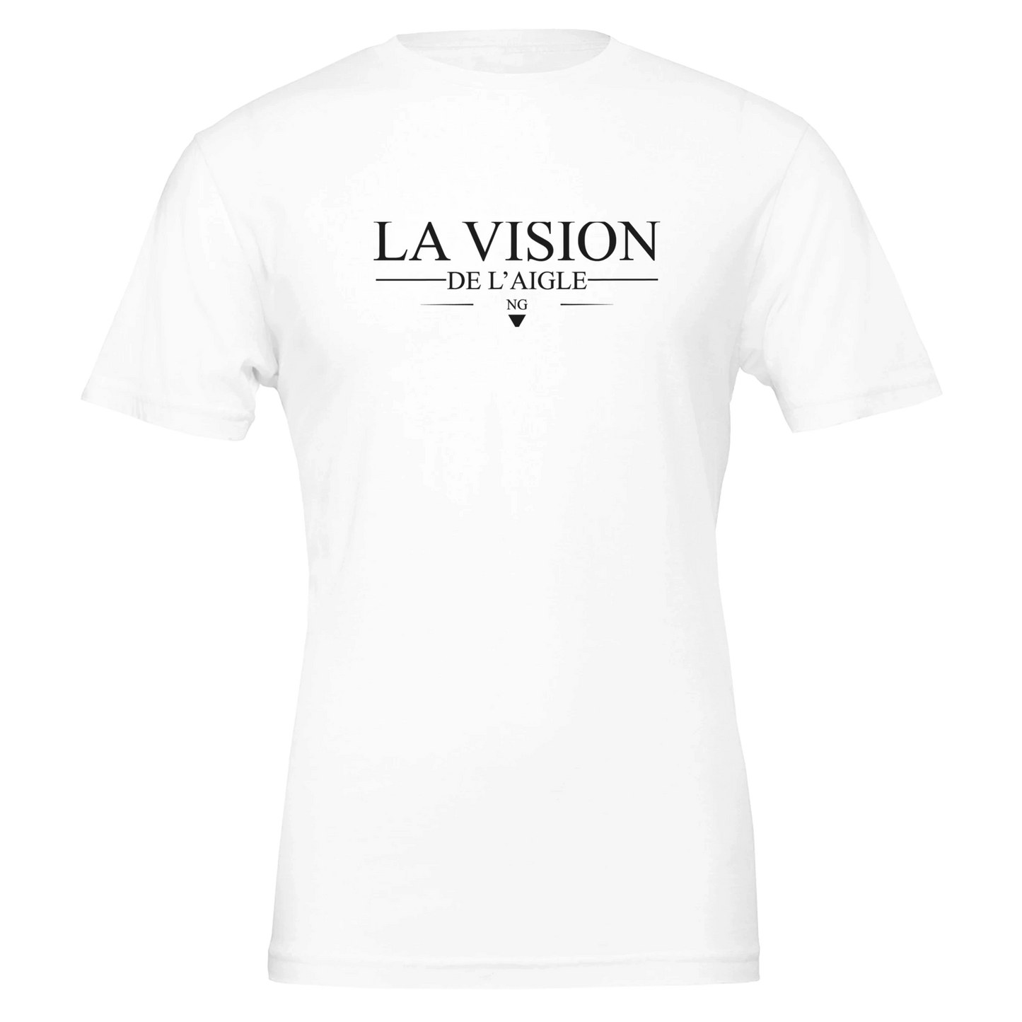 T-shirt unisexe premium ras du cou La Vision De L'Aigle - La Vision De L'Aigle