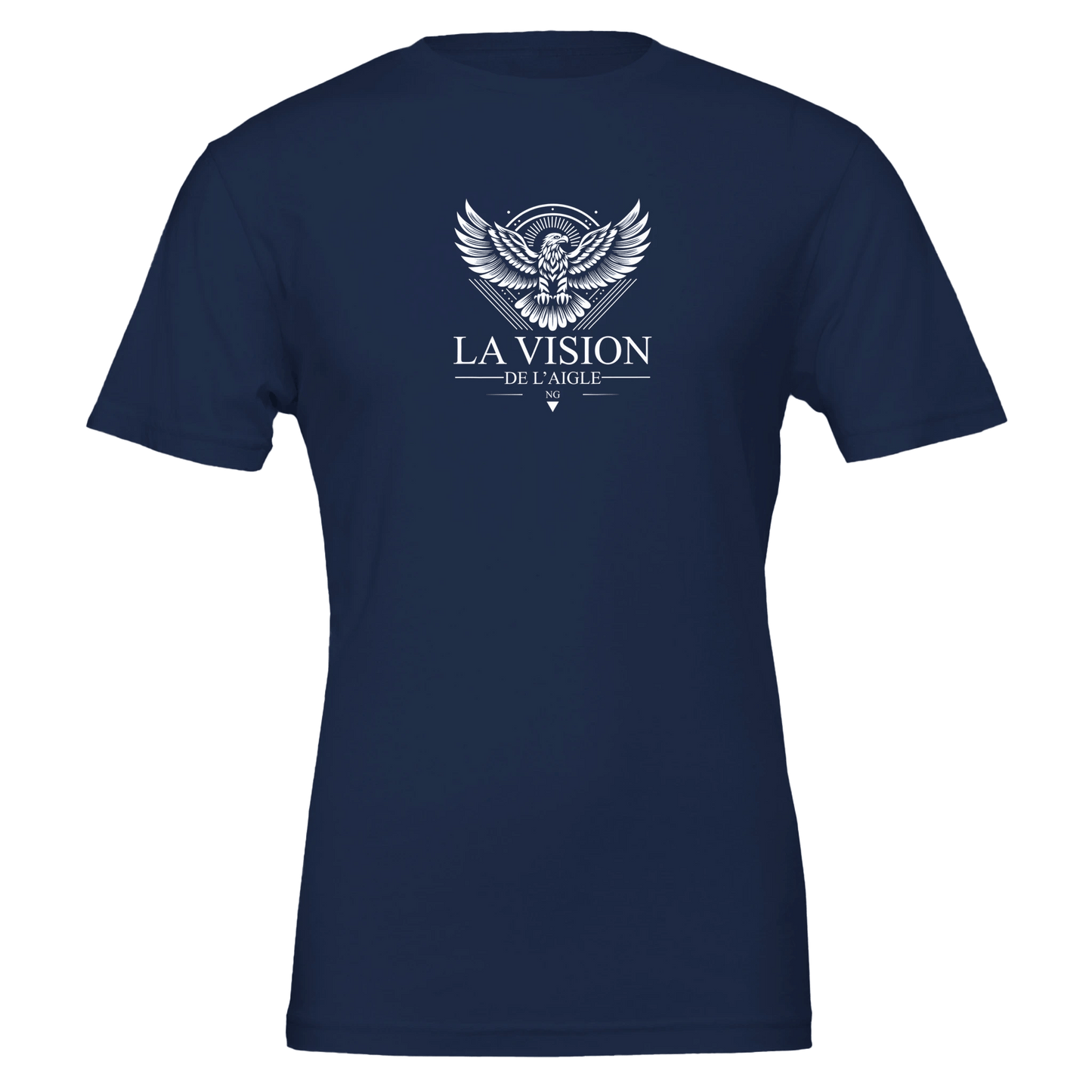 T-shirt unisexe premium ras du cou | La Vision De L'Aigle - La Vision De L'Aigle