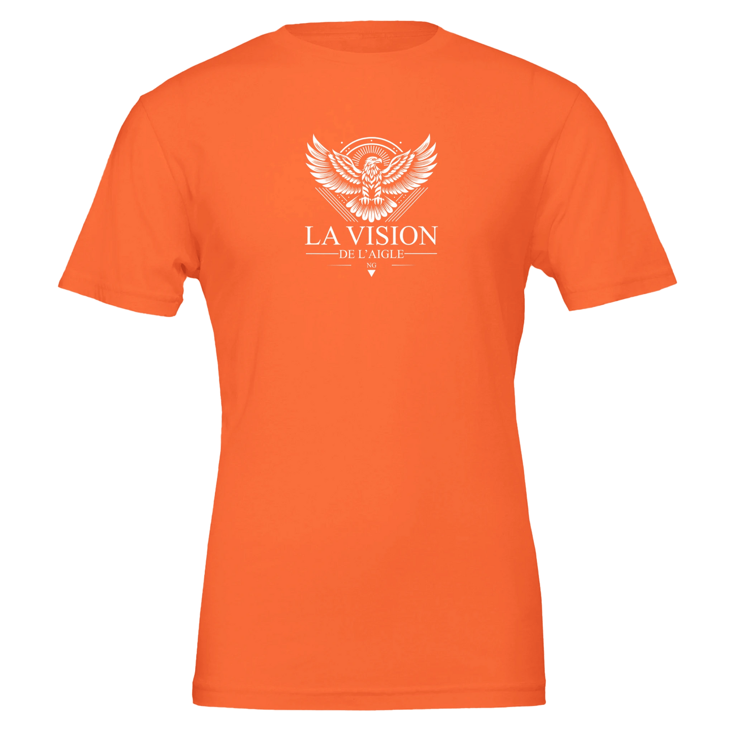 T-shirt unisexe premium ras du cou | La Vision De L'Aigle - La Vision De L'Aigle