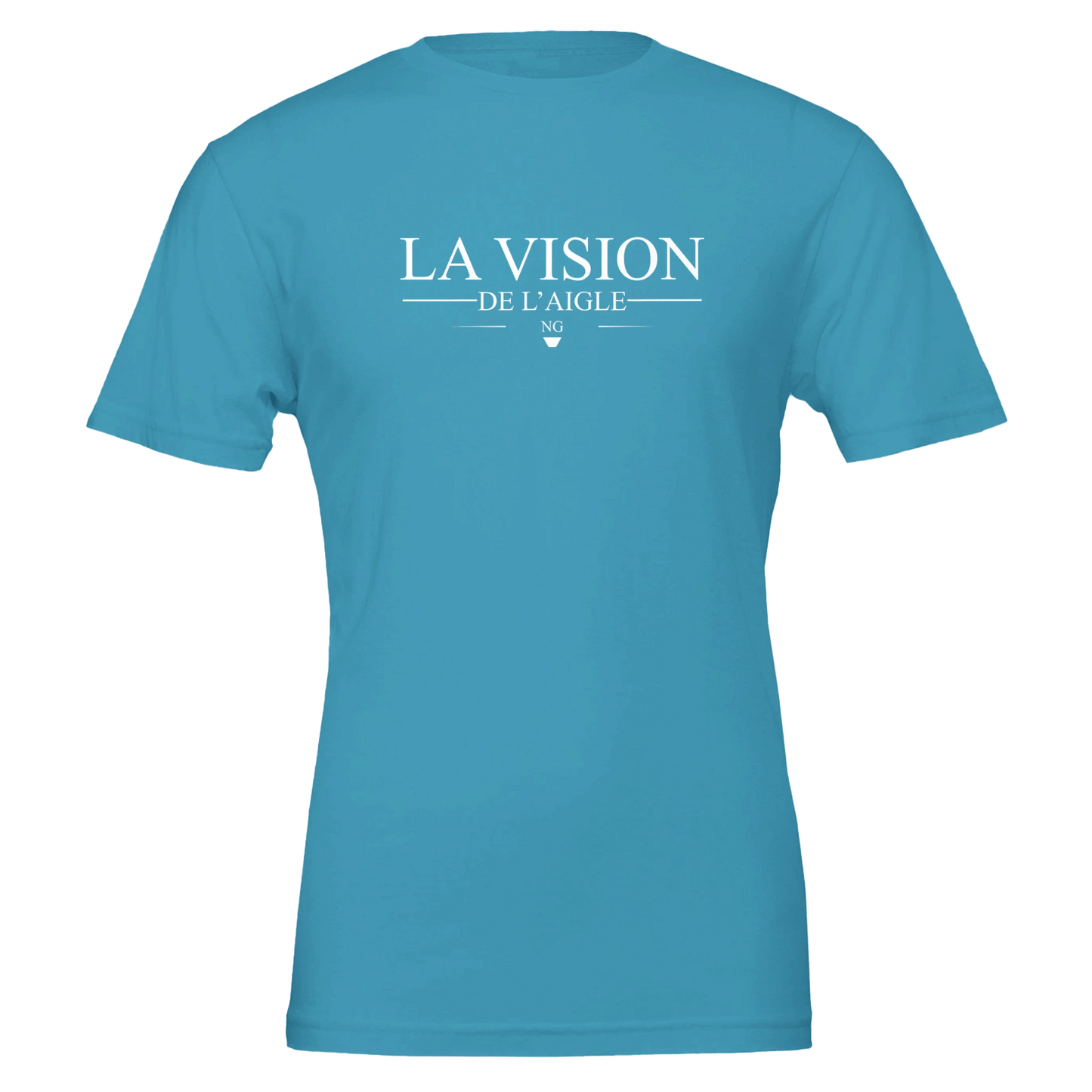 T-shirt unisexe premium ras du cou La Vision De L'Aigle - La Vision De L'Aigle