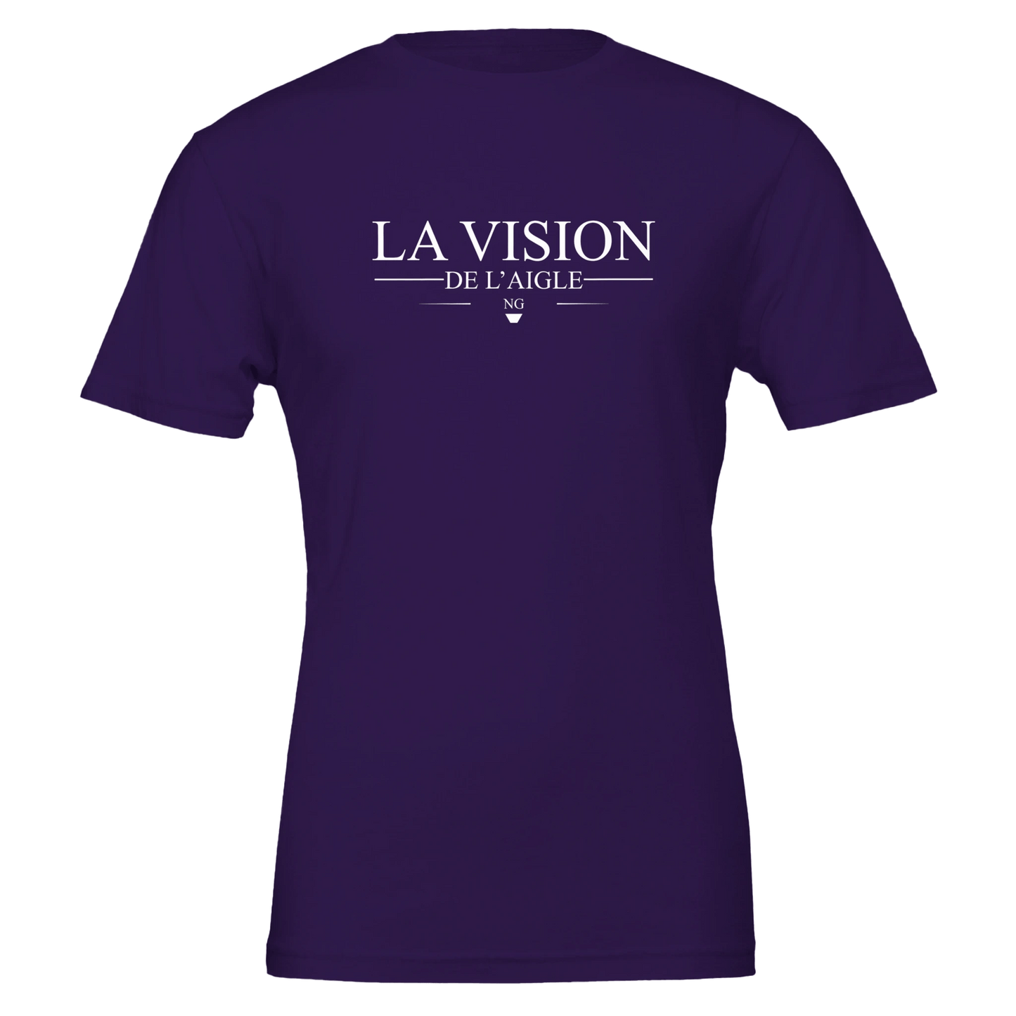 T-shirt unisexe premium ras du cou La Vision De L'Aigle - La Vision De L'Aigle