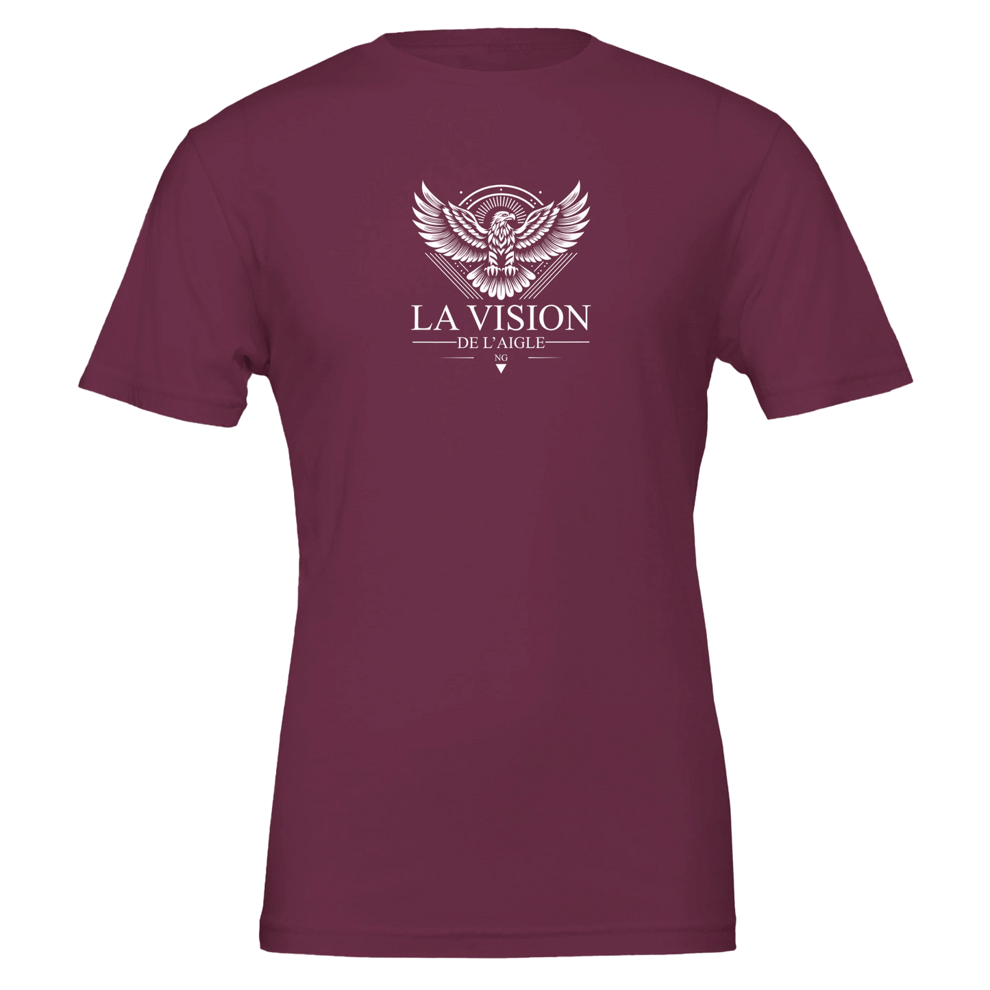 T-shirt unisexe premium ras du cou | La Vision De L'Aigle - La Vision De L'Aigle