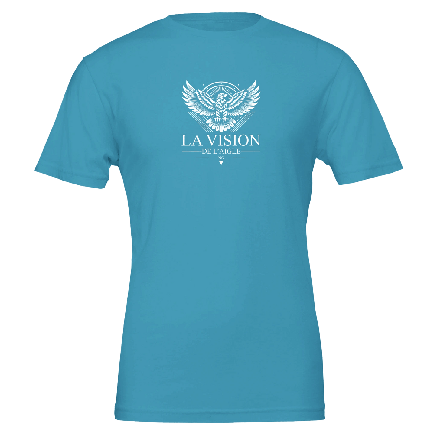 T-shirt unisexe premium ras du cou | La Vision De L'Aigle - La Vision De L'Aigle