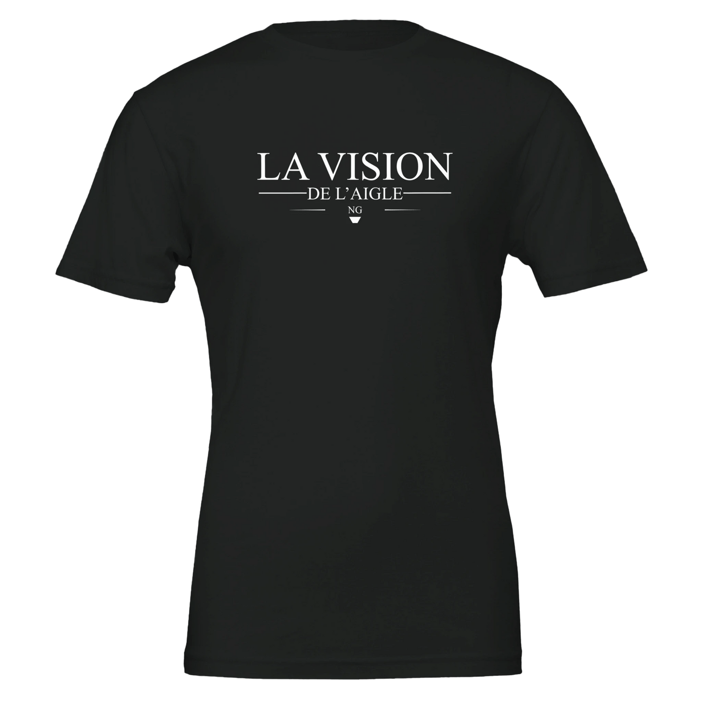 T-shirt unisexe premium ras du cou La Vision De L'Aigle - La Vision De L'Aigle