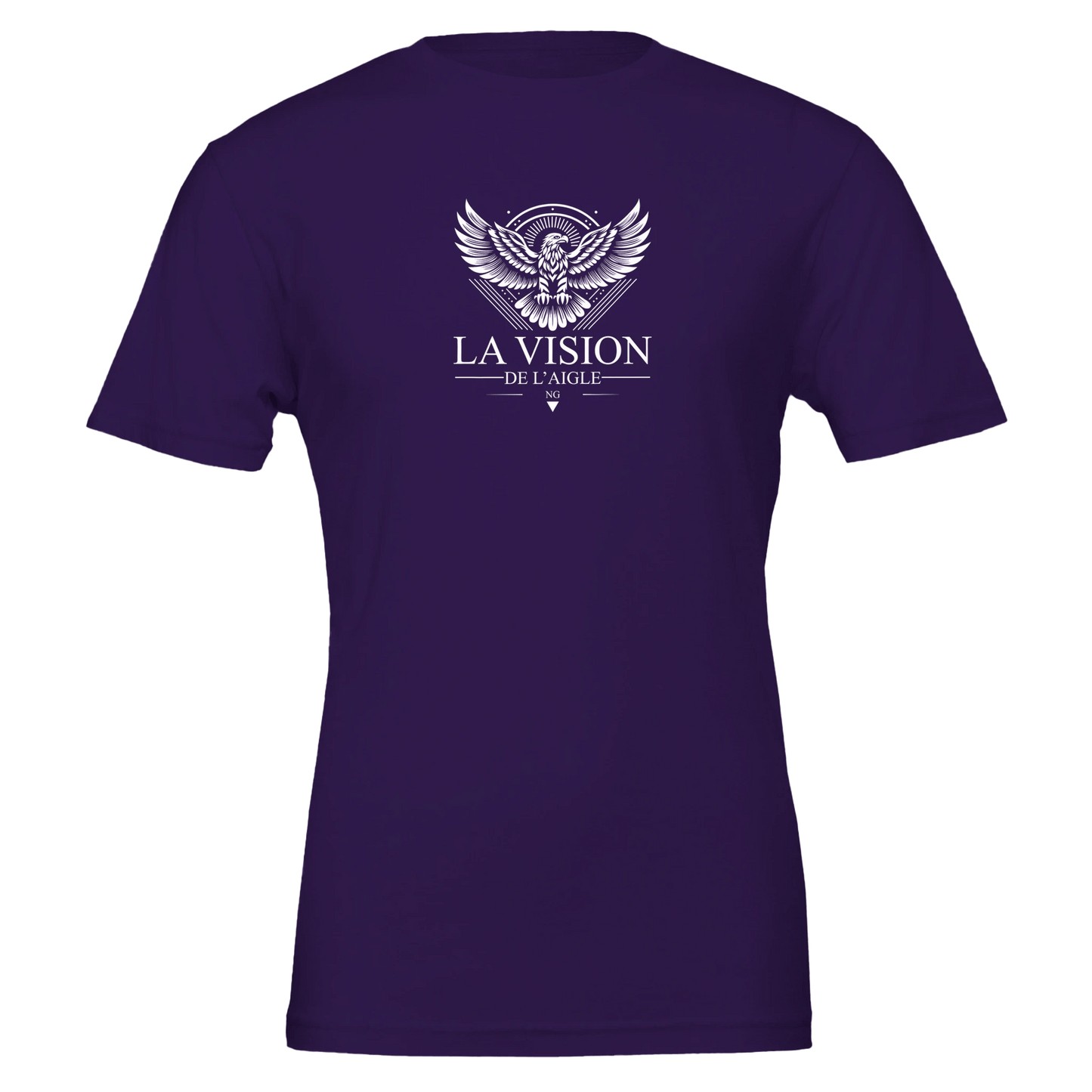 T-shirt unisexe premium ras du cou | La Vision De L'Aigle - La Vision De L'Aigle