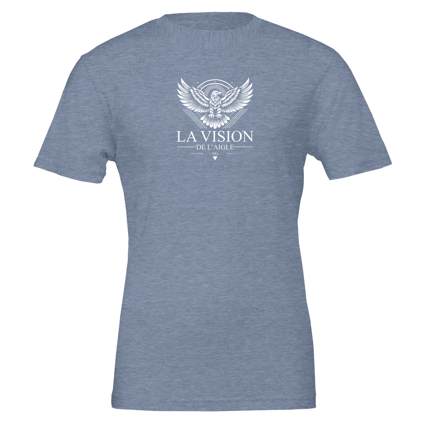 T-shirt unisexe premium ras du cou | La Vision De L'Aigle - La Vision De L'Aigle