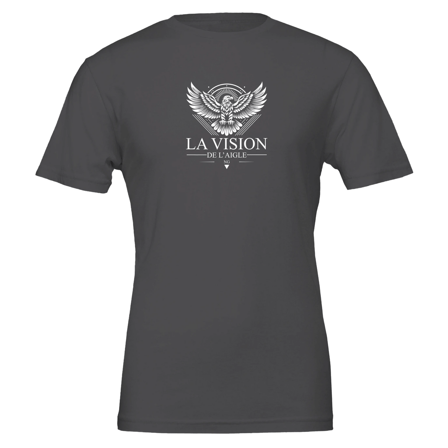 T-shirt unisexe premium ras du cou | La Vision De L'Aigle - La Vision De L'Aigle