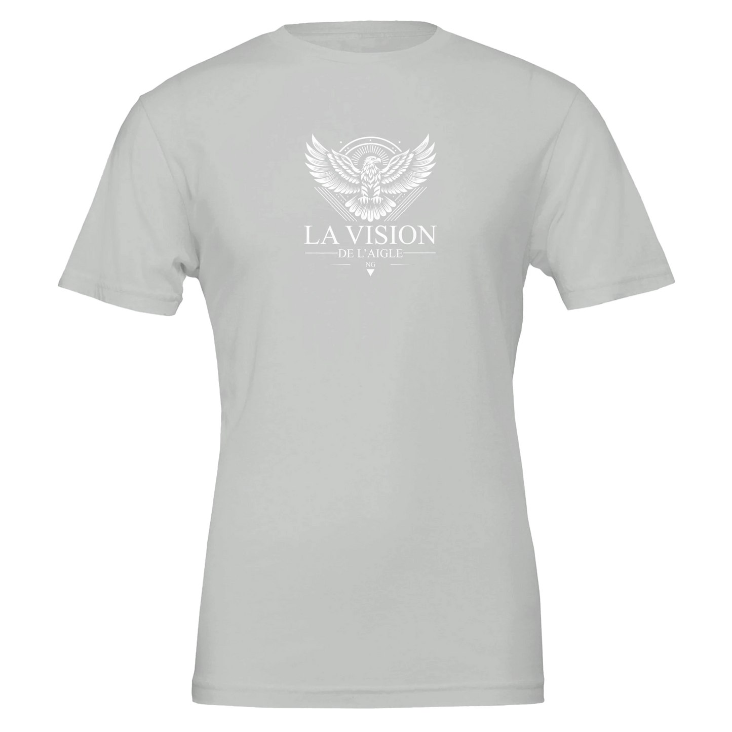 T-shirt unisexe premium ras du cou | La Vision De L'Aigle - La Vision De L'Aigle