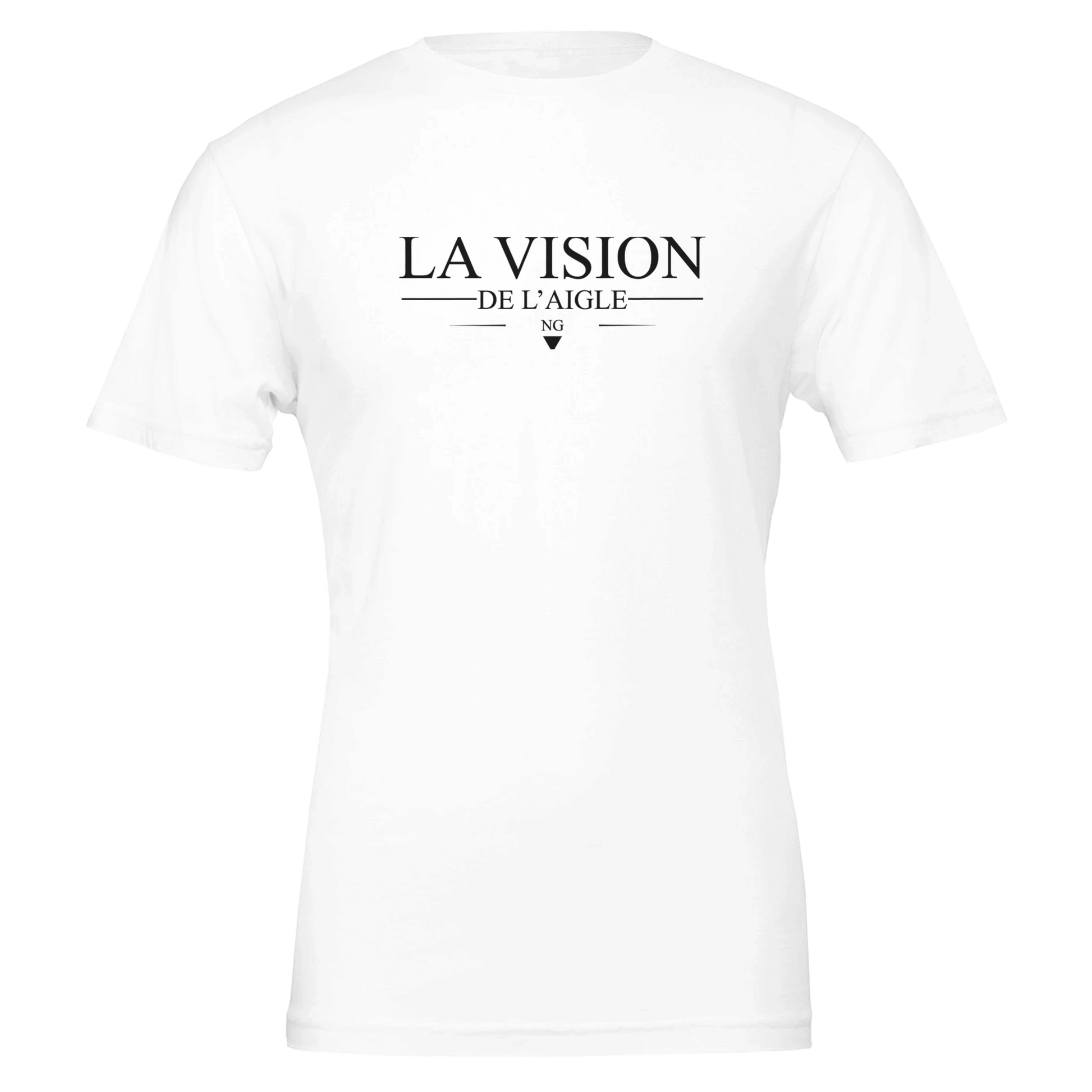 T-shirt unisexe premium ras du cou La Vision De L'Aigle - La Vision De L'Aigle