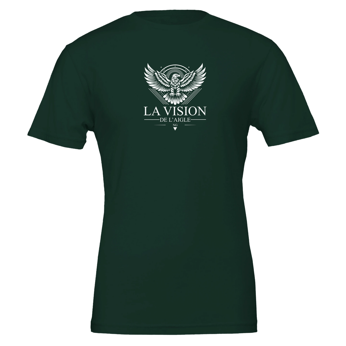 T-shirt unisexe premium ras du cou | La Vision De L'Aigle - La Vision De L'Aigle