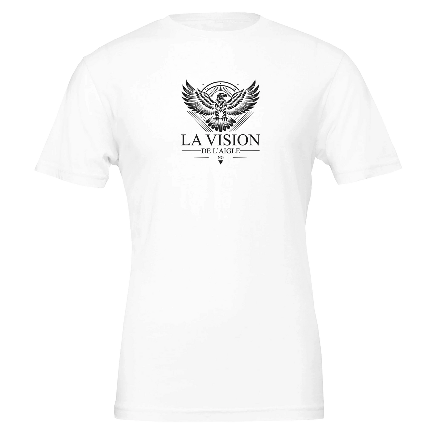 T-shirt unisexe premium ras du cou | La Vision De L'Aigle - La Vision De L'Aigle